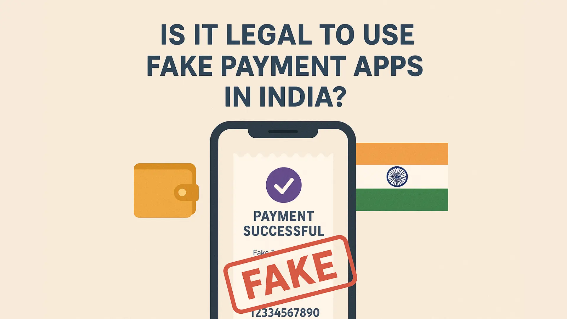 Is It Legal To Use Fake Payment Apps In India