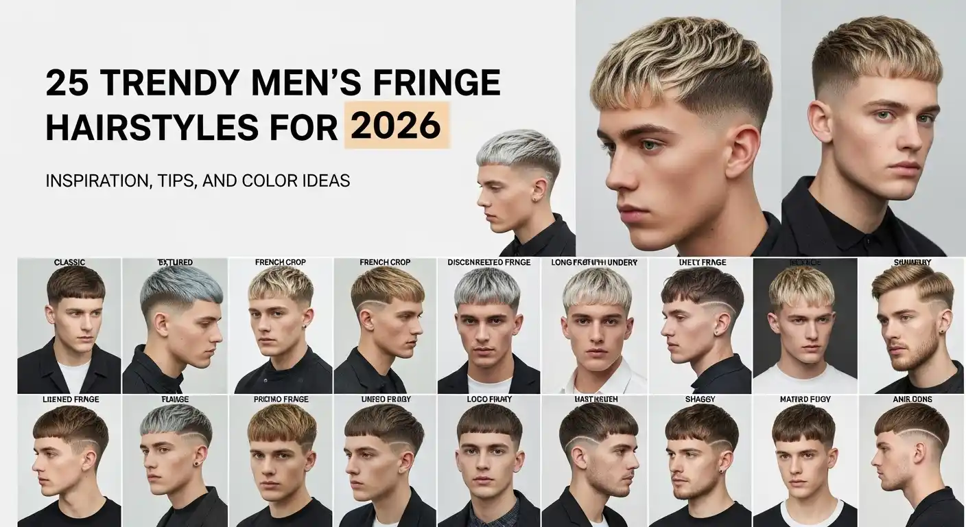 Taper Fade Haircut 6 25 Trendy Mens Fringe Hairstyles for 2026 Inspiration Tips and Color Ideas