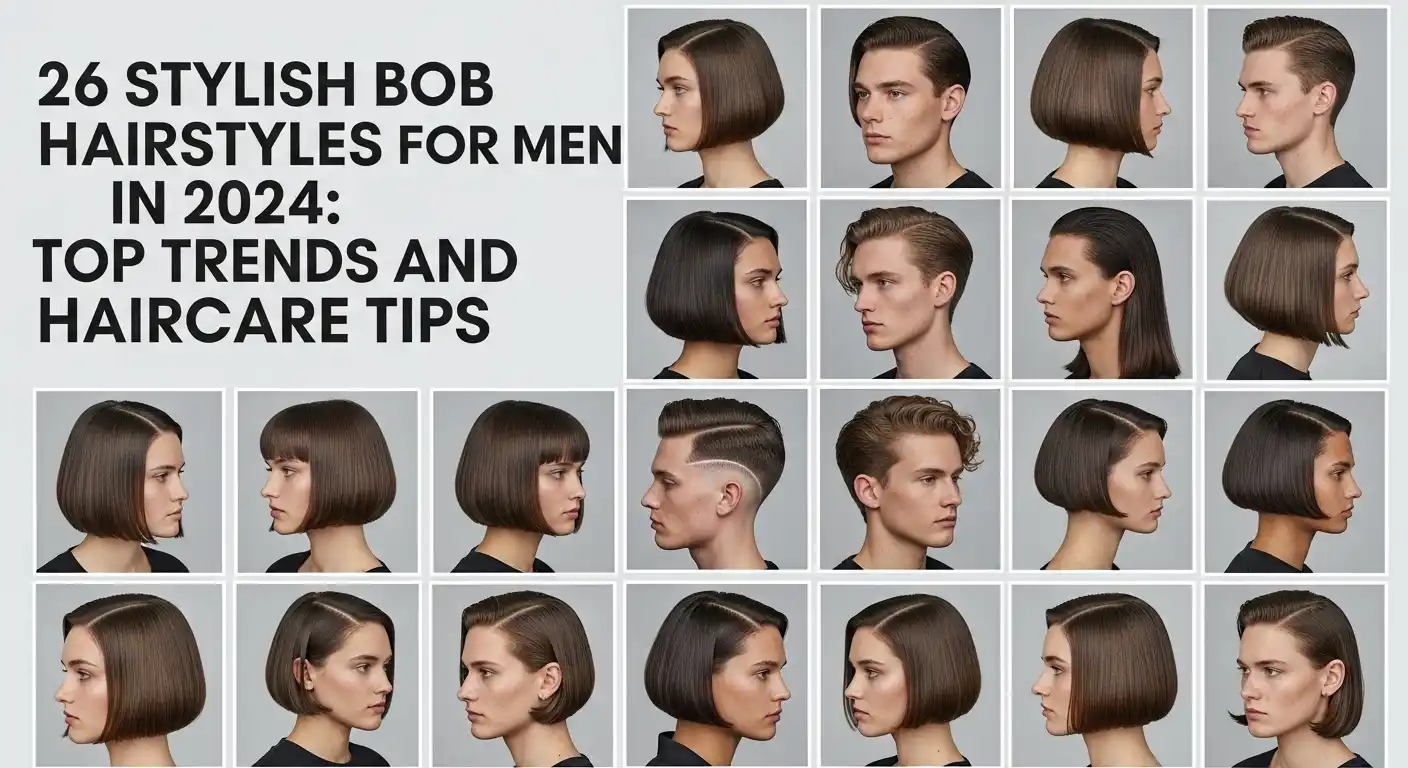 Taper Fade Haircut 5 26 Stylish Bob Hairstyles for Men in 2024 Top Trends and Haircare Tips You Need to Know 2
