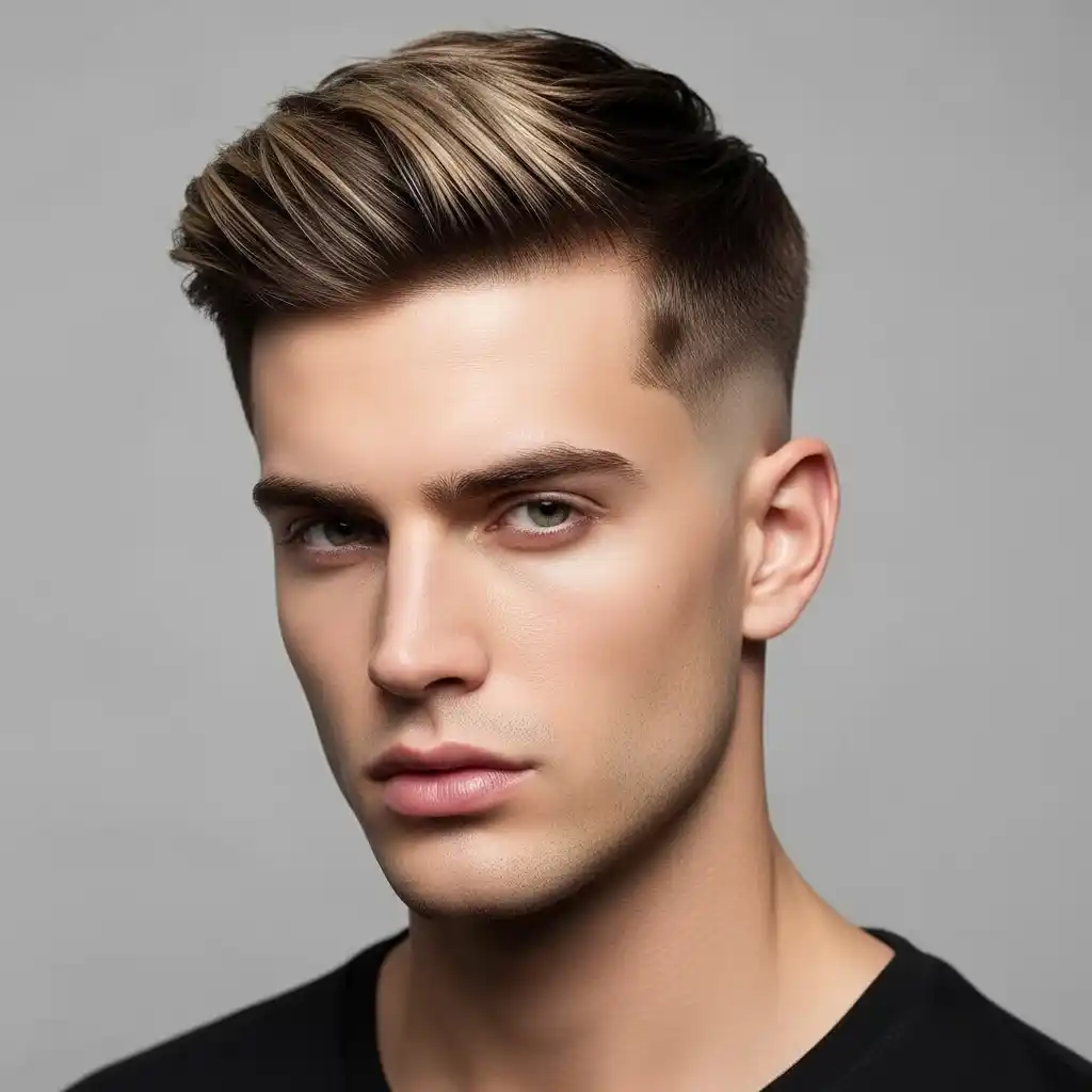 34 Trendy Hair Color Ideas for Men: Stand Out with Highlights 14 Ash Brown Highlights