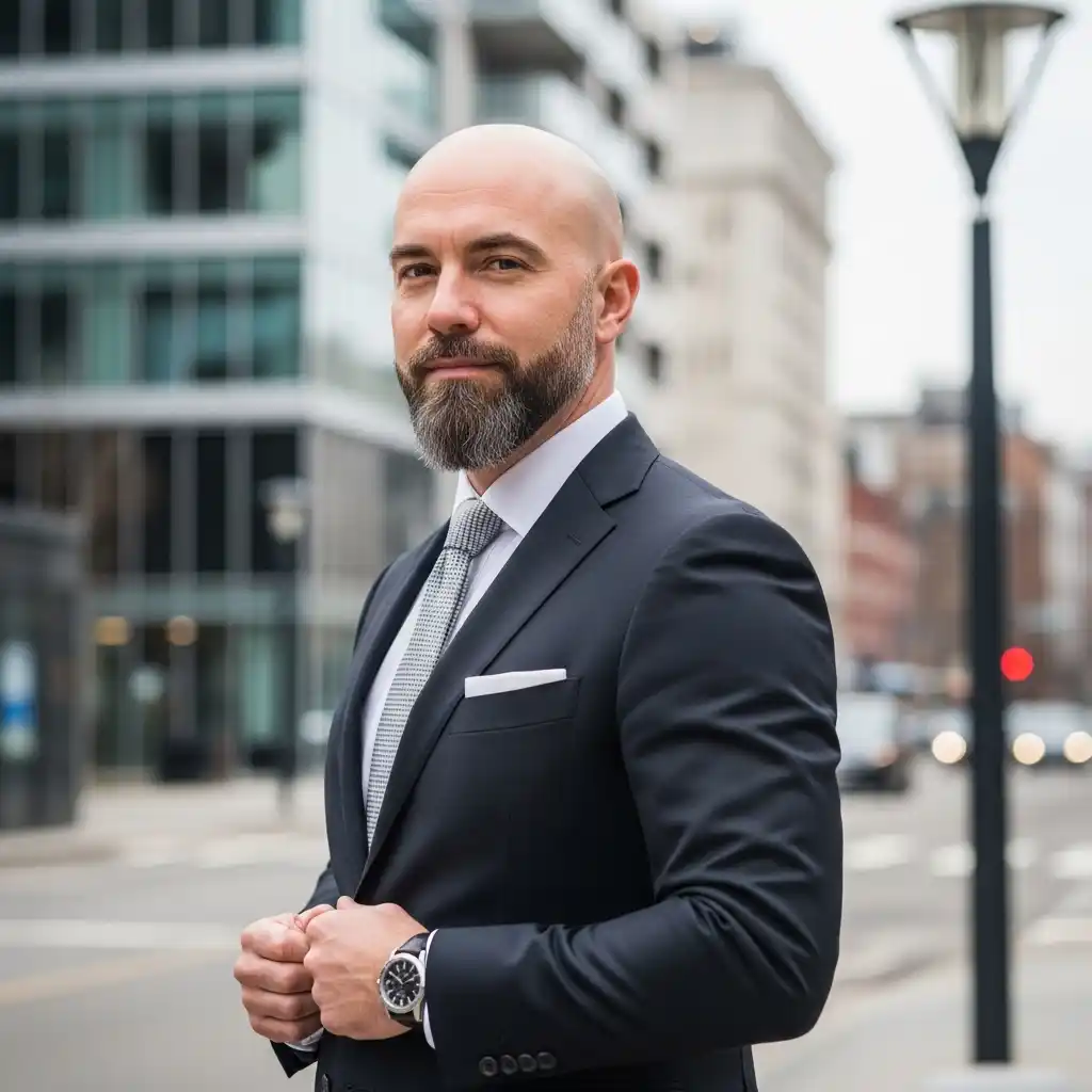 35 Game-Changing Hairstyles for Balding Men: Boost Confidence and Style 34 Bald Head with Goatee Fade