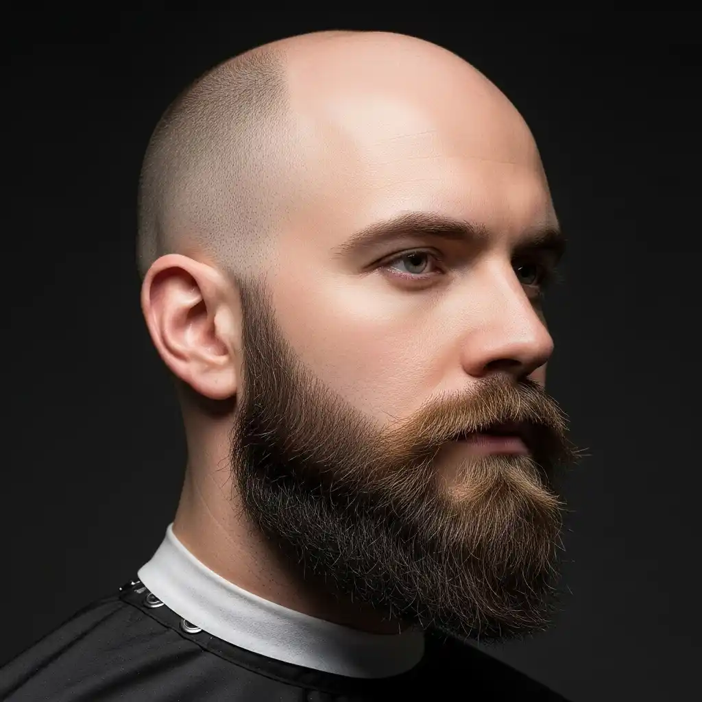 46 Bold Beard Styles to Complement Your Bald Look: A Comprehensive Style Guide 37 Beard with Tapered Sides