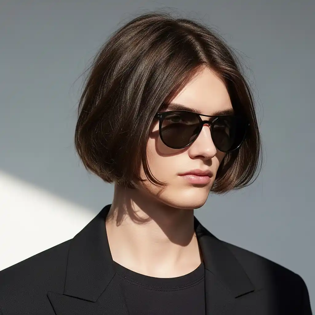 26 Stylish Bob Hairstyles for Men in 2026: Top Trends and Hair care Tips You Need to Know 21 Bob with Layered Ends