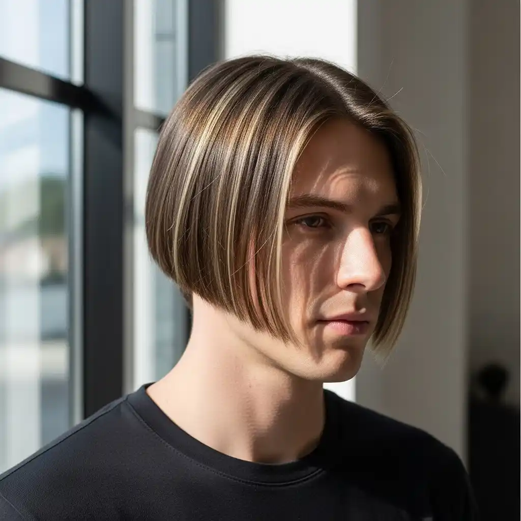 26 Stylish Bob Hairstyles for Men in 2026: Top Trends and Hair care Tips You Need to Know 18 Bob with Subtle Highlights