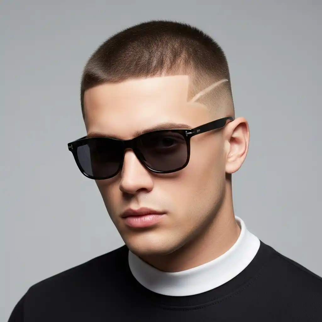 Top 30 Trendsetting Summer Hairstyles for Men in 2024: From Classic Cuts to Bold New Waves 5 Buzz Cut with Line Up