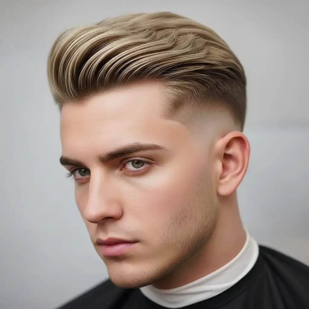 34 Trendy Hair Color Ideas for Men: Stand Out with Highlights 31 Champagne Blonde Highlights