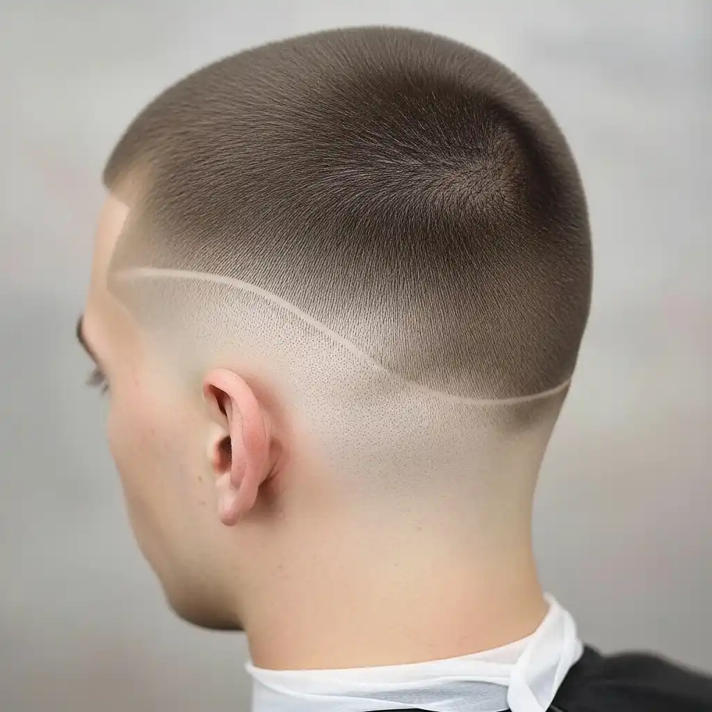 31 Trendsetting Mid Fade Haircuts for Men with Thin Hair 5 Clean Mid Fade with Buzzed Top