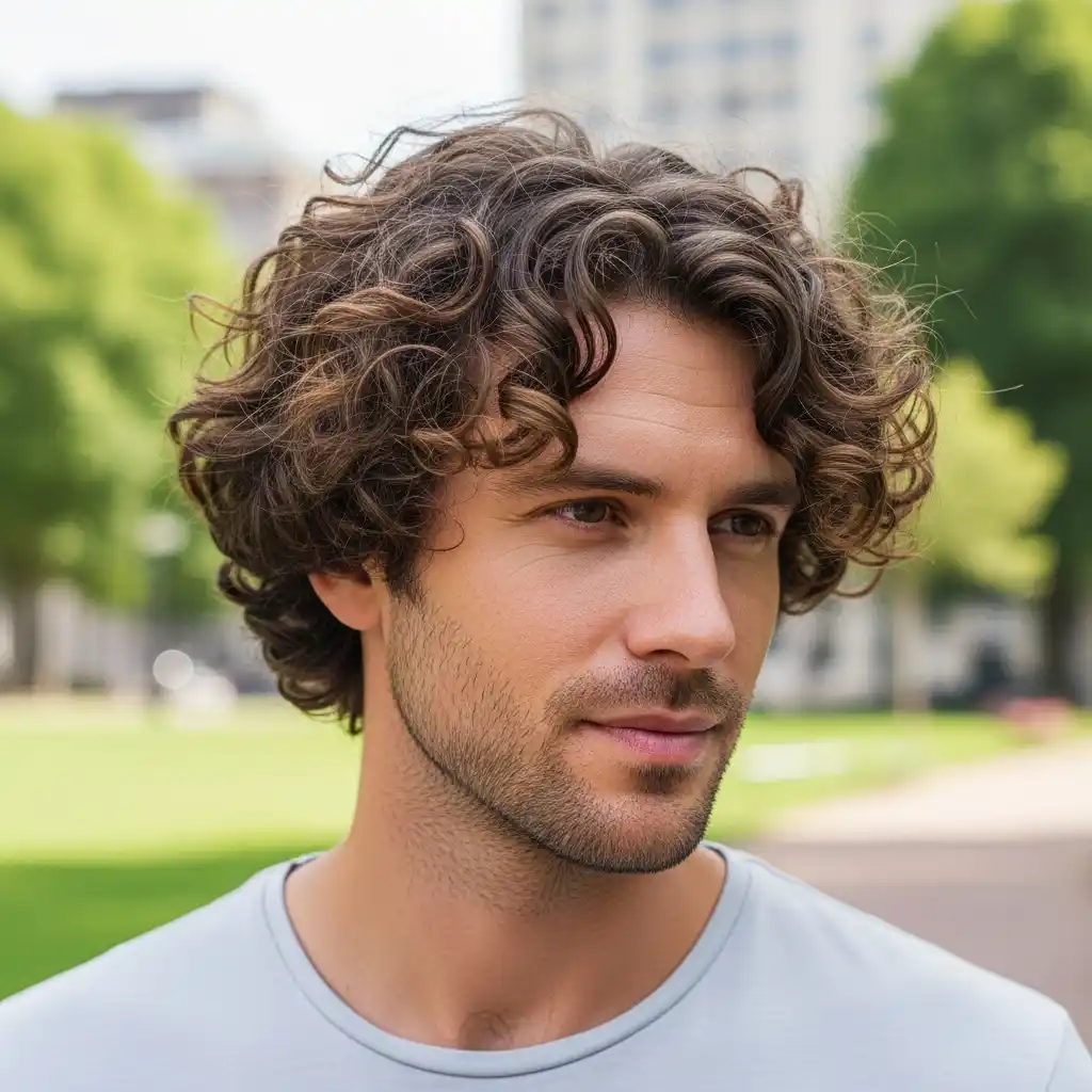 26 Stylish Bob Hairstyles for Men in 2026: Top Trends and Hair care Tips You Need to Know 8 Curly Bob for Men