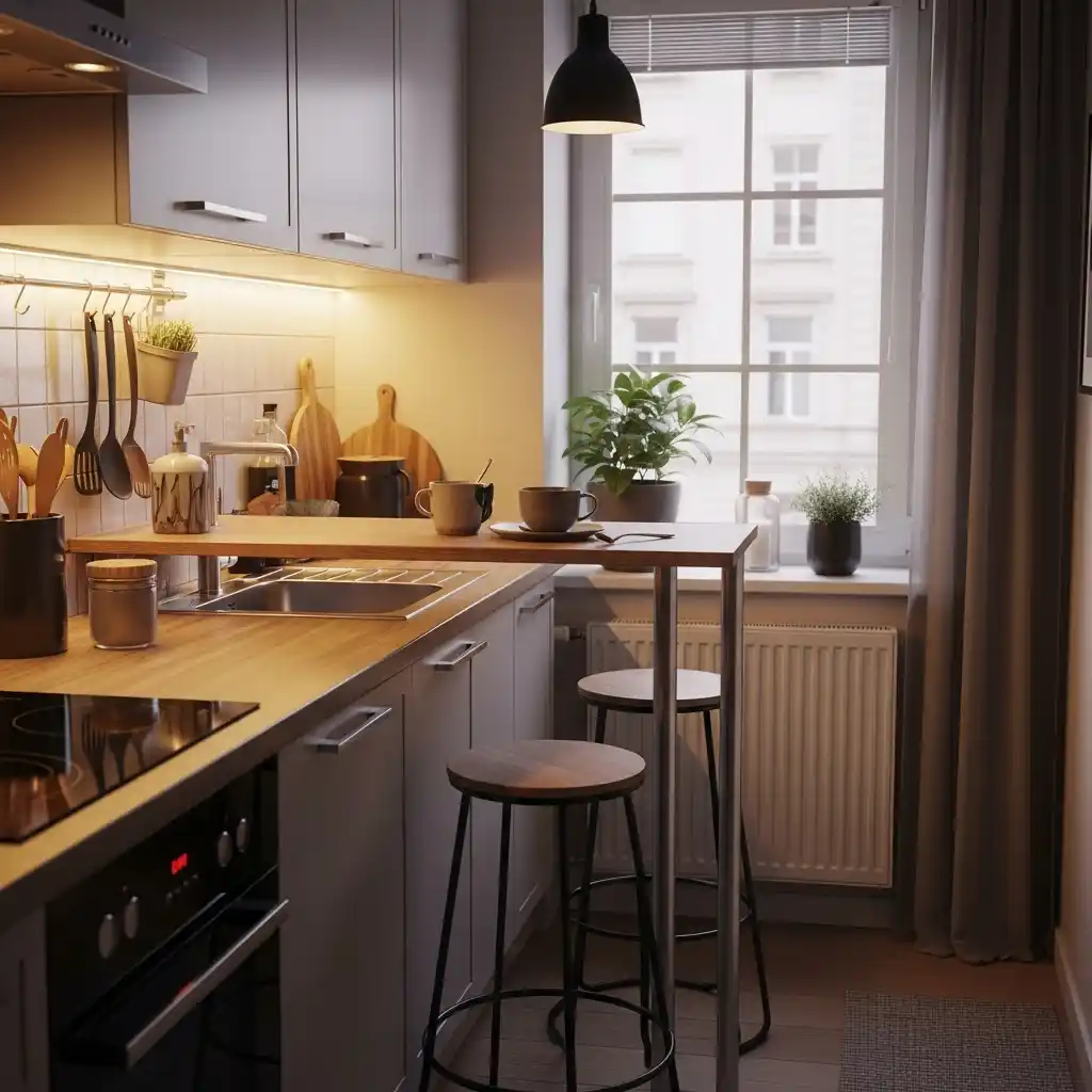 22 Small Kitchen Decor Ideas with Big Style Impact 14 Decorative Tile Flooring as a Focal Point