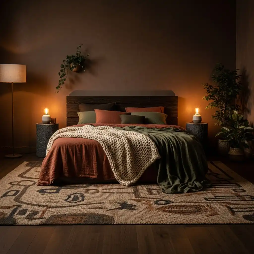 24 Moody Bedroom Inspirations for a Dramatic Look 17 Deep Brown Earthy Mood