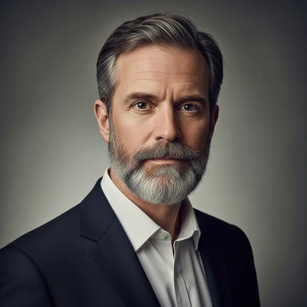 23 Bold Faded Beard Styles for Men That Stand Out 22 Faded Beard with Defined Neckline