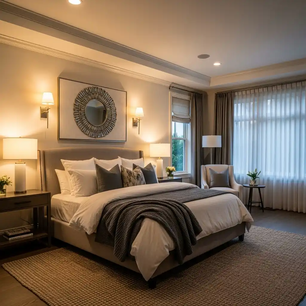 23 Master Bedroom Decor Ideas for a Cozy Luxe Retreat 6 Floor to Ceiling Curtains