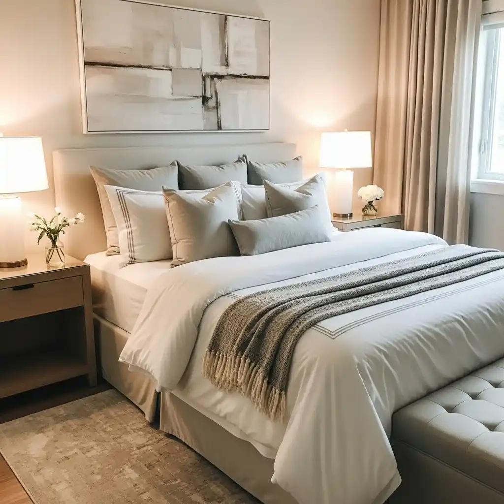 23 Master Bedroom Decor Ideas for a Cozy Luxe Retreat 23 Hotel Inspired Cozy Finish