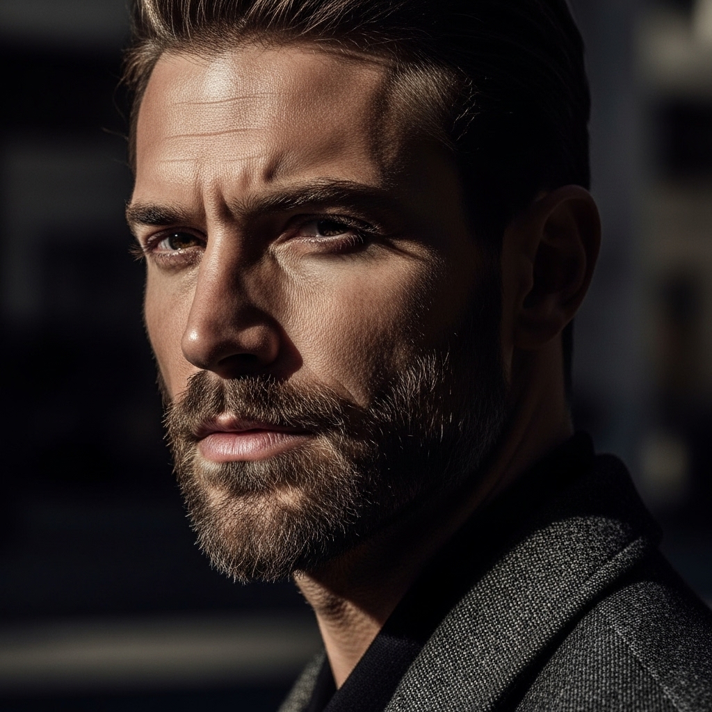 24 Powerful Italian Beard Styles for Masculine Men 20 Italian Beard with Defined Neckline