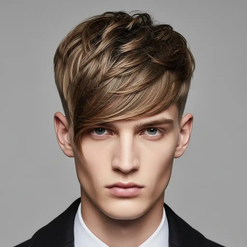 25 Trendy Men’s Fringe Hairstyles for 2026: Inspiration, Tips, and Color Ideas 13 Layered Fringe with Volume