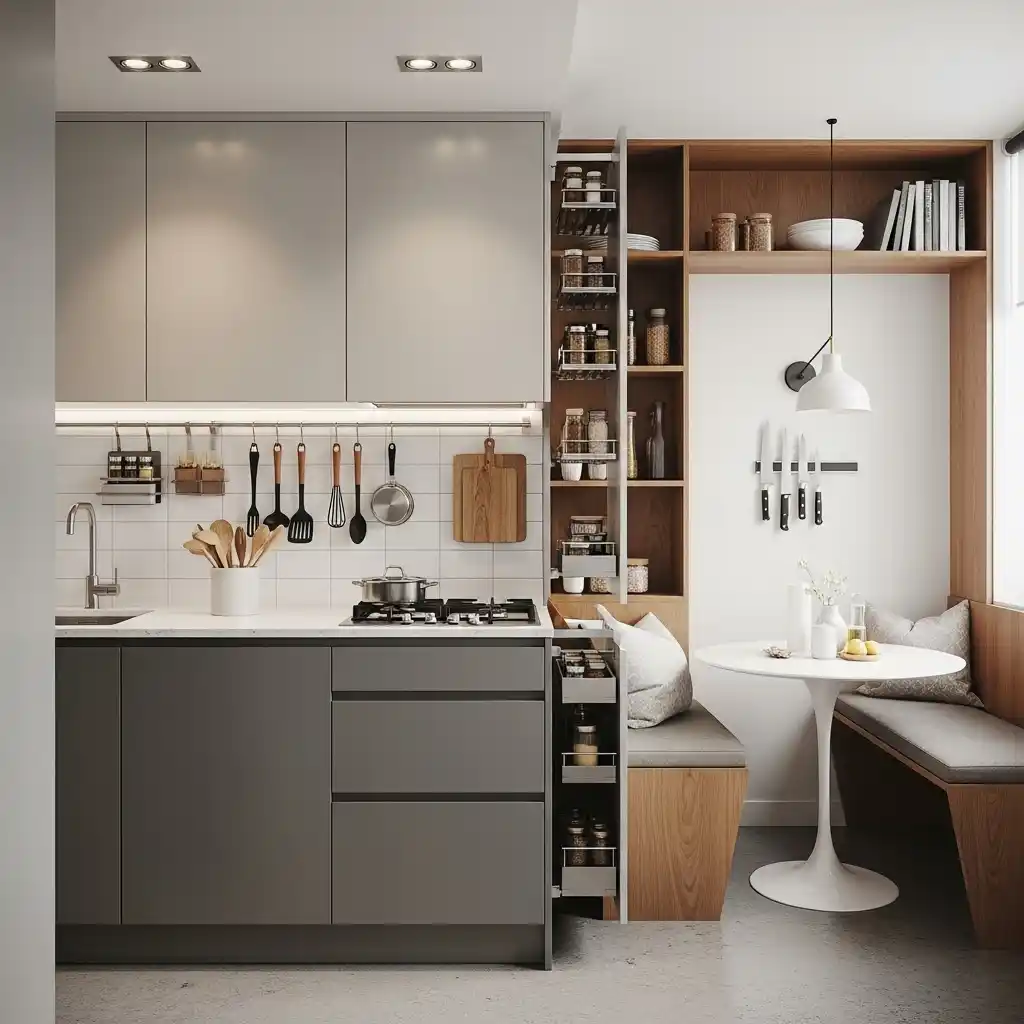 22 Small Kitchen Decor Ideas with Big Style Impact 2 Light Color Palette for an Airy Feel