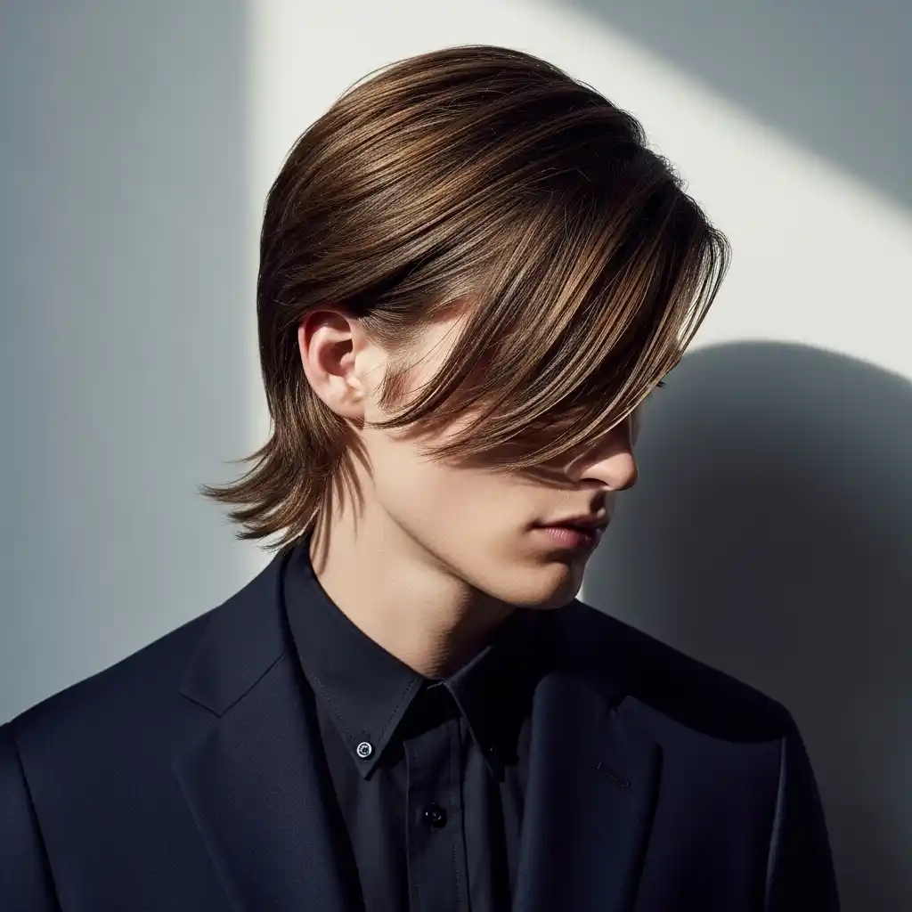 25 Trendy Men’s Fringe Hairstyles for 2026: Inspiration, Tips, and Color Ideas 3 Long Fringe with Layers