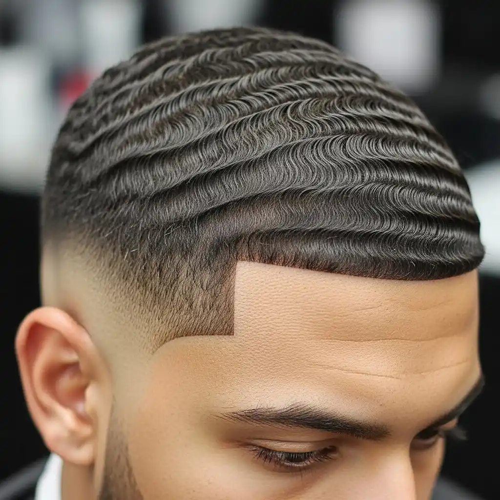 25 Taper Fade Haircuts for Men: A Comprehensive Guide 17 Low Taper Fade with Waves