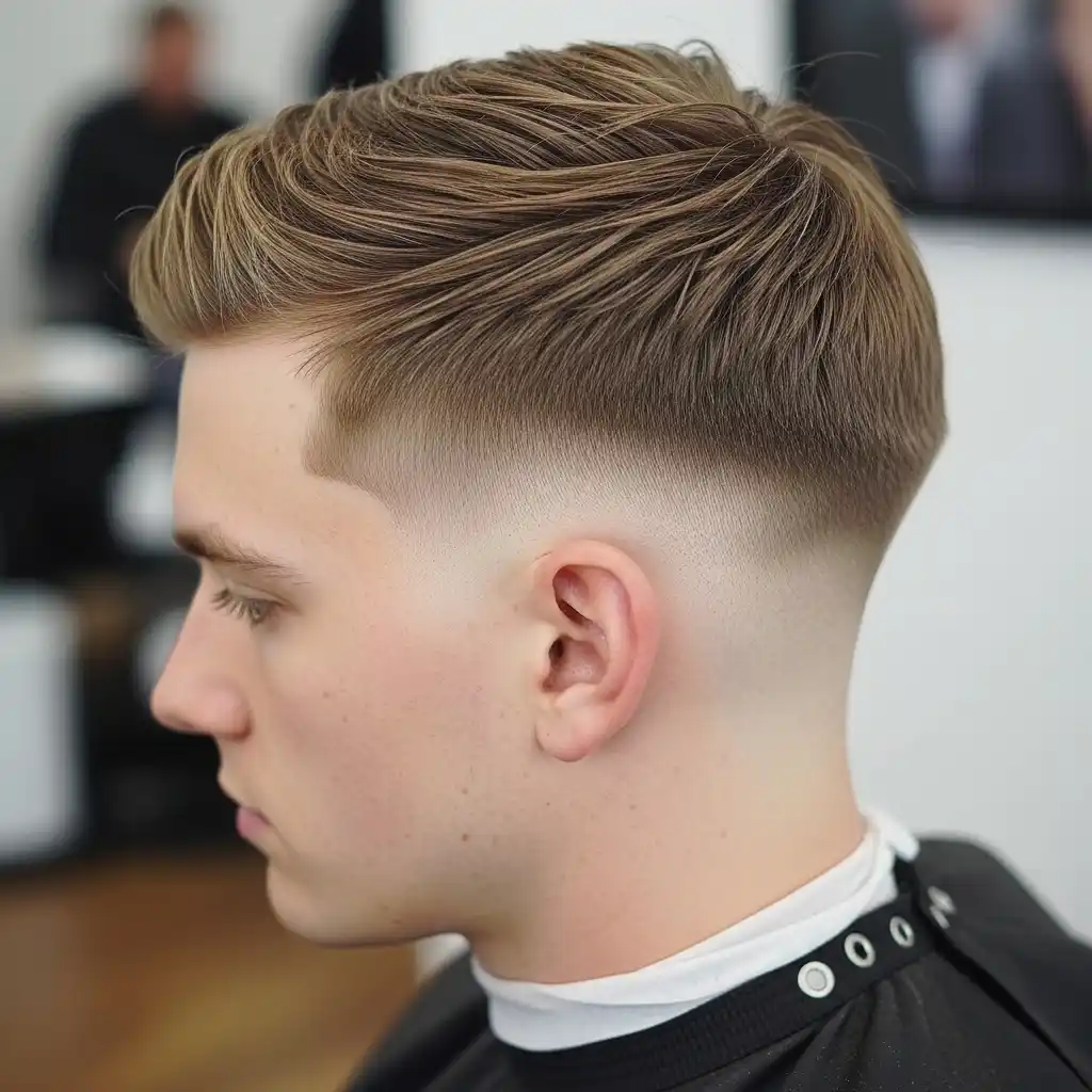 31 Trendsetting Mid Fade Haircuts for Men with Thin Hair 31 Mid Fade with Clean Natural Shape