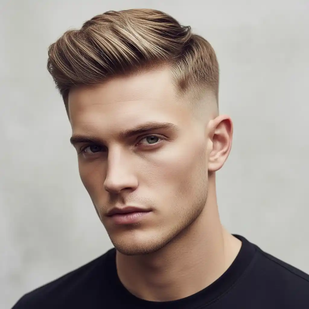 31 Trendsetting Mid Fade Haircuts for Men with Thin Hair 8 Mid Fade with Layered Top
