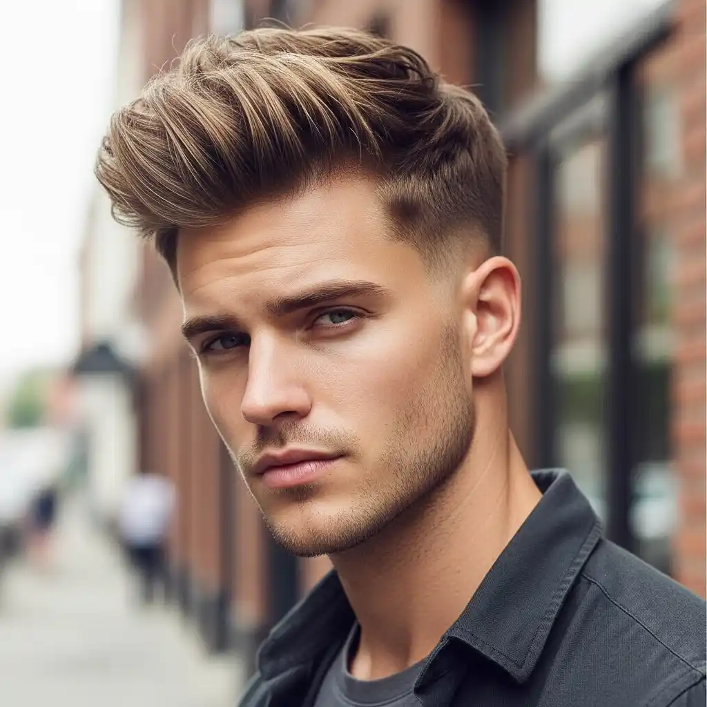 31 Trendsetting Mid Fade Haircuts for Men with Thin Hair 20 Mid Fade with Short Afro
