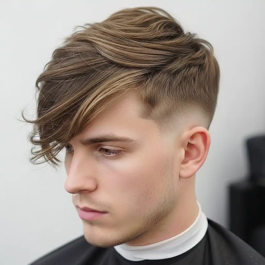 31 Trendsetting Mid Fade Haircuts for Men with Thin Hair 30 Mid Fade with Tousled Finish