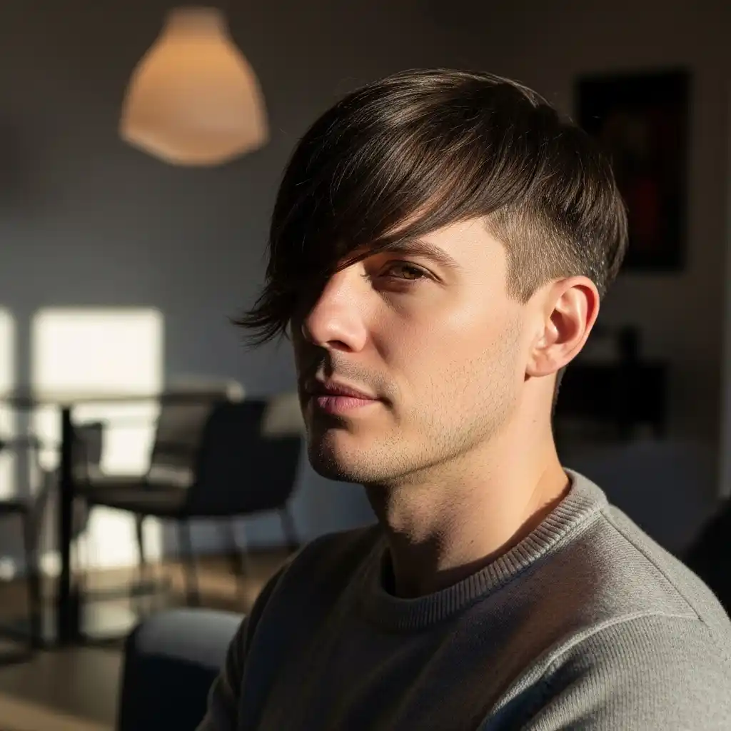 30 Pixie Hairstyles for Men: Bold Cuts and Fresh Looks to Try Now 12 Modern Pixie with Long Side Bangs