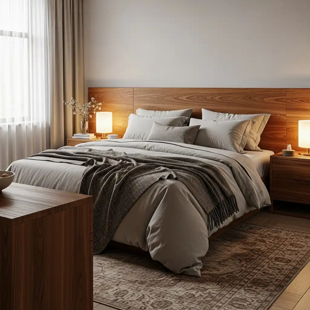 24 Bedroom Designs That Combine Comfort & Elegance 14 Neutral Bedroom with Gold Accents