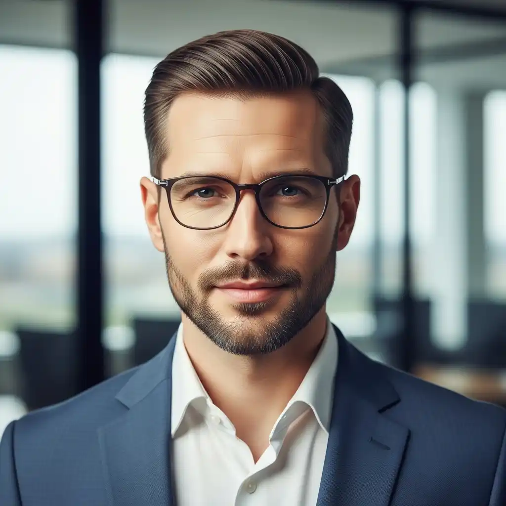 35 Stunning Hairstyles for Men with Glasses: Discover Your Signature Look 29 Short Taper Cut with Glasses