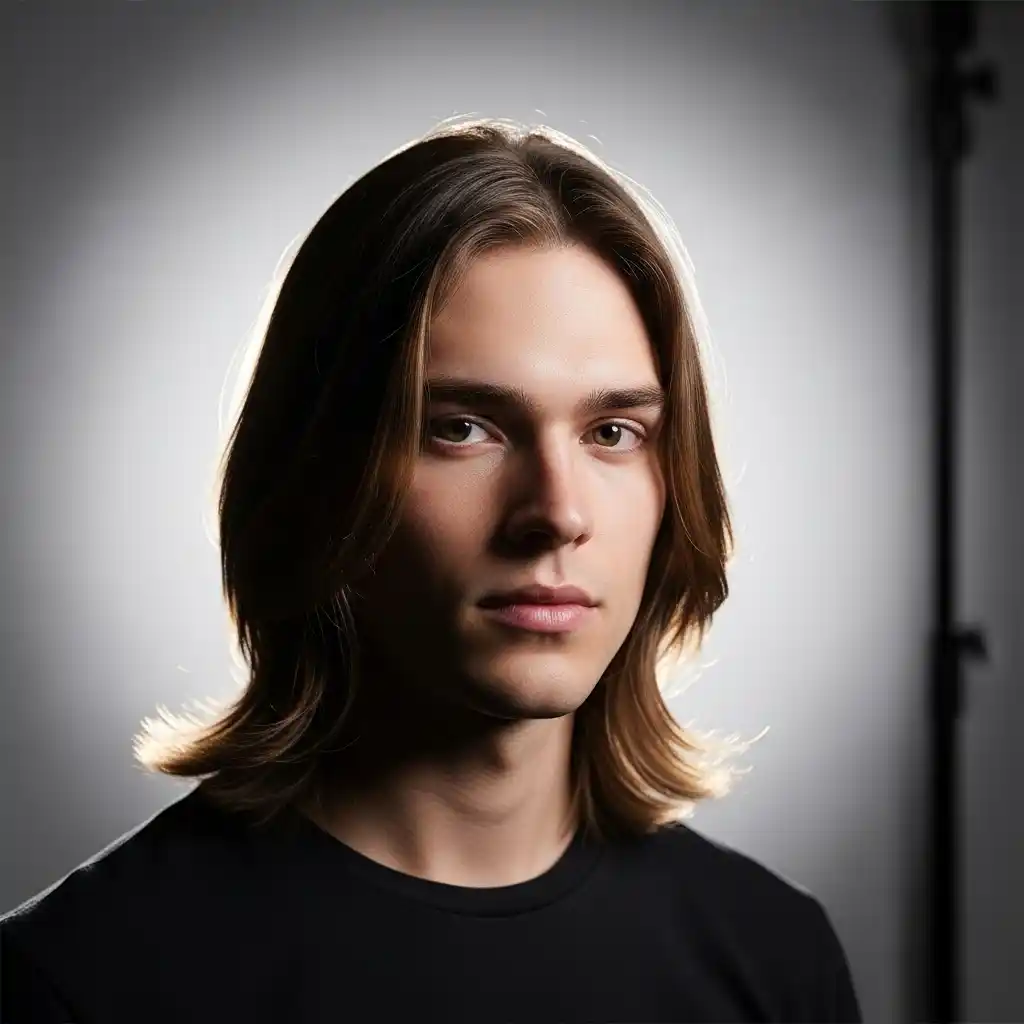 36 Stylish Shoulder-Length Hair Ideas for Men: Elevate Your Look 33 Shoulder Length Hair with Balanced Layers