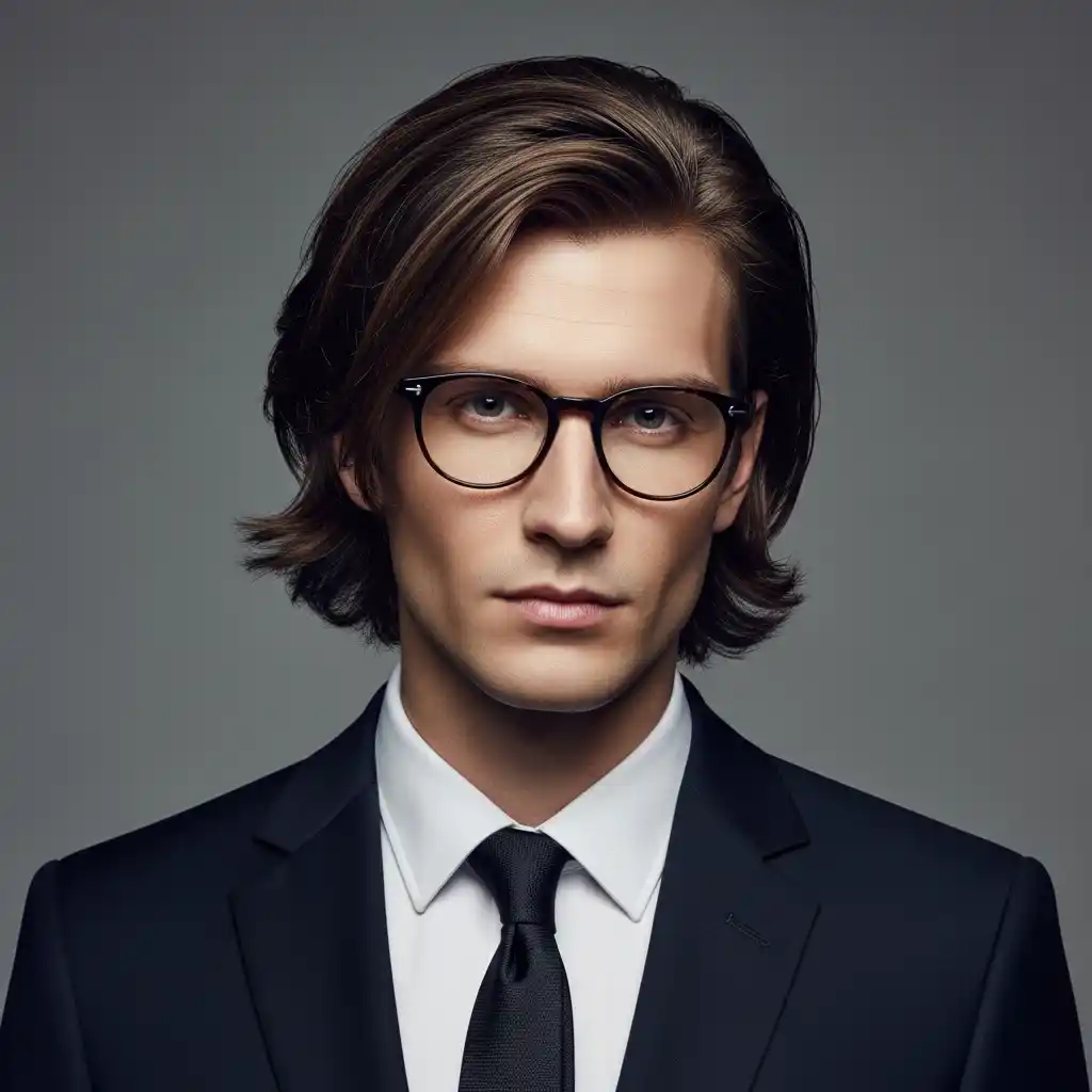 36 Stylish Shoulder-Length Hair Ideas for Men: Elevate Your Look 11 Shoulder Length Hair with Slight Volume