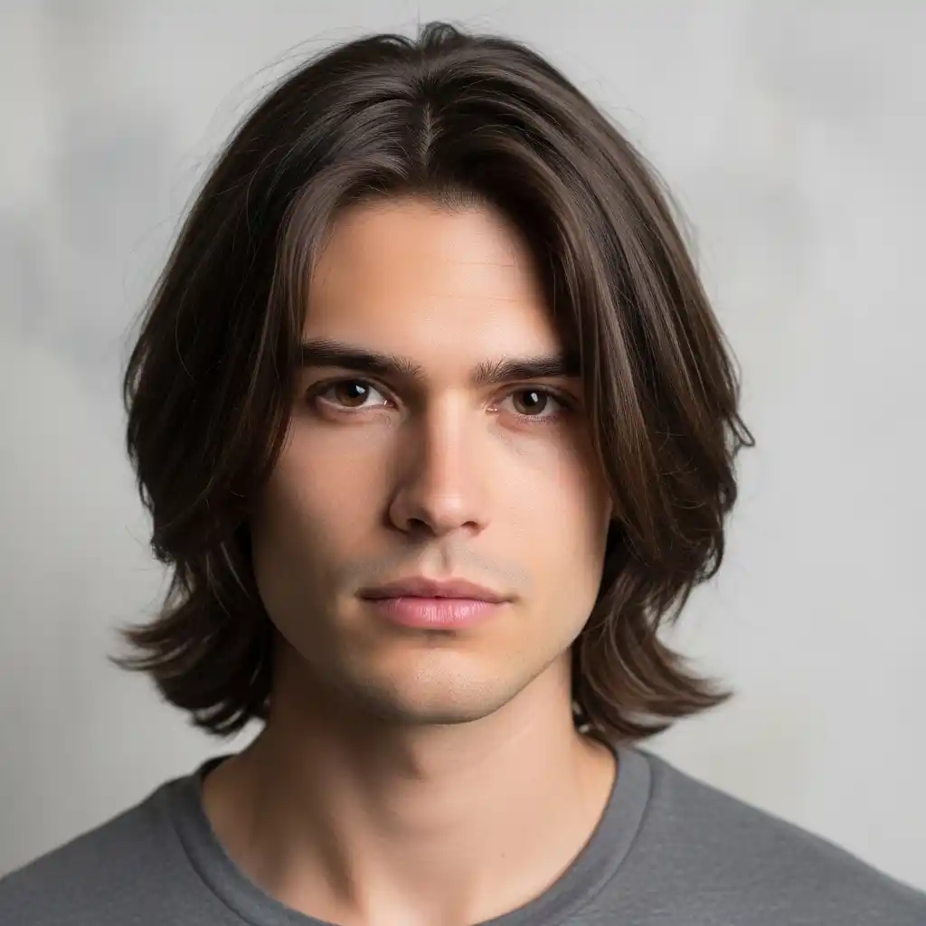36 Stylish Shoulder-Length Hair Ideas for Men: Elevate Your Look 32 Shoulder Length Hair with Soft