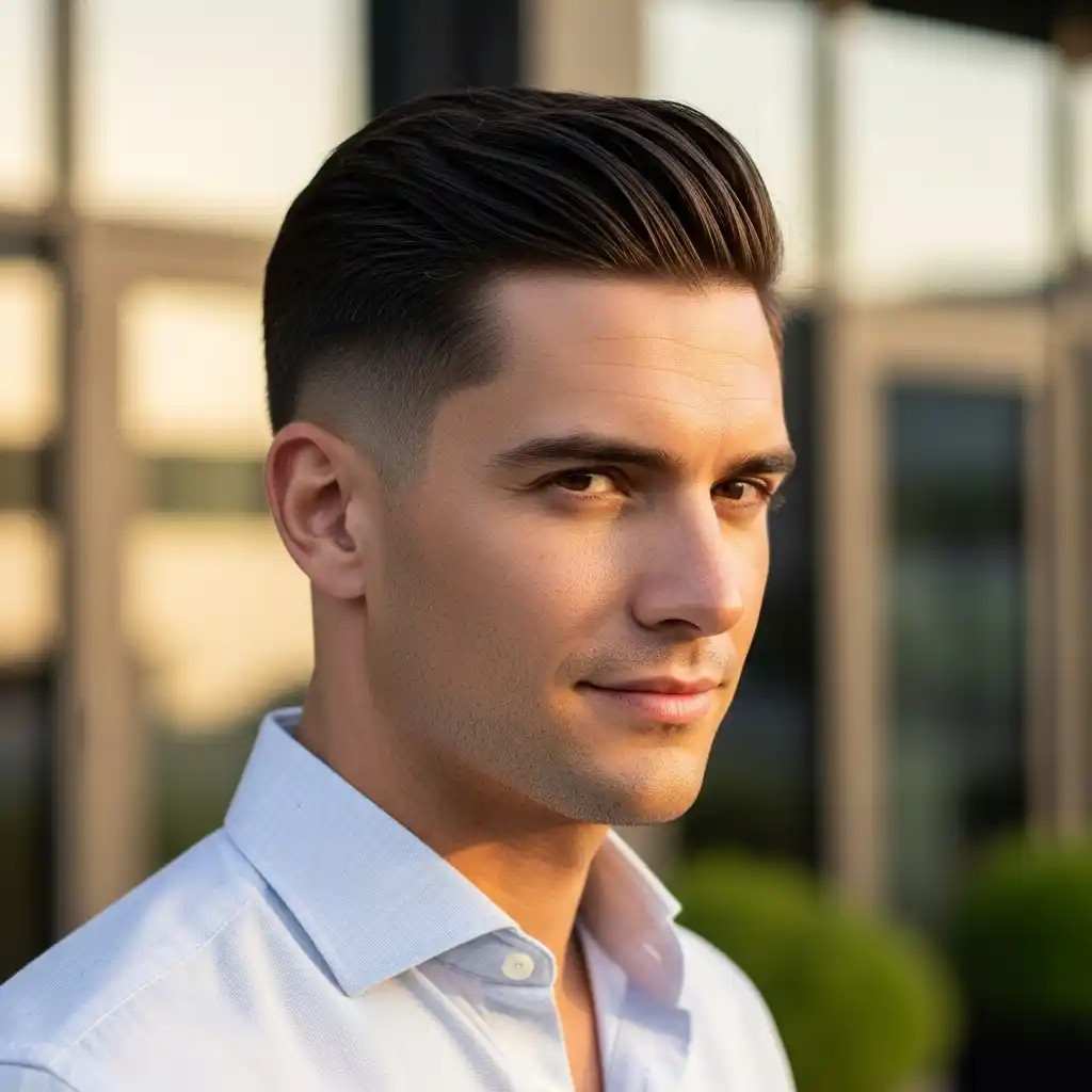Top 30 Trendsetting Summer Hairstyles for Men in 2024: From Classic Cuts to Bold New Waves 14 Side Part Fade