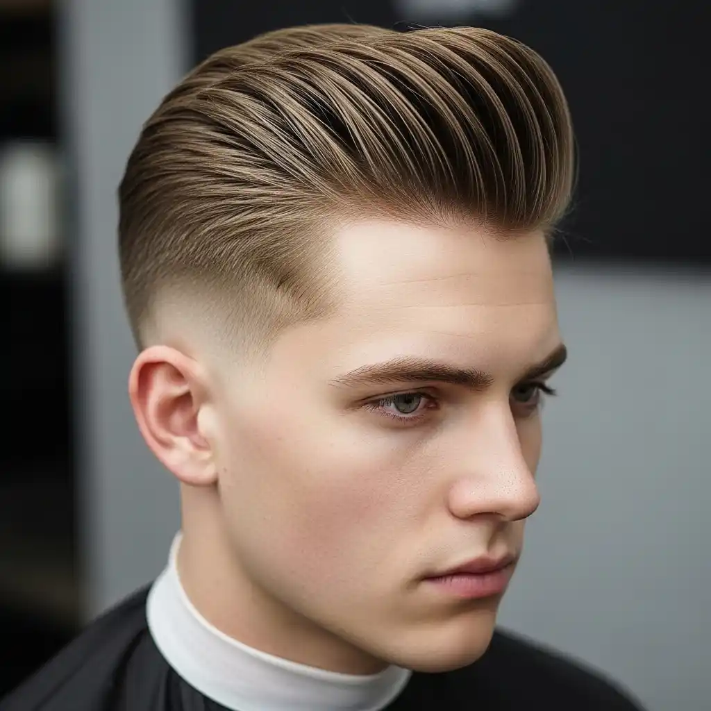 25 Stylish Side Part Hairstyles for Men in 2026: Fresh Ideas to Elevate Your Look 5 Side Part Pompadour 2
