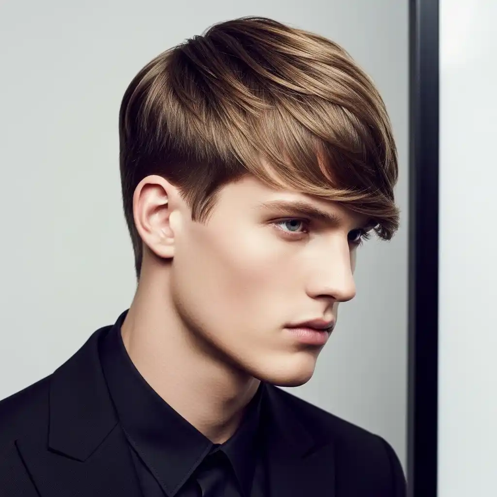 25 Trendy Men’s Fringe Hairstyles for 2026: Inspiration, Tips, and Color Ideas 6 Side Swept Fringe
