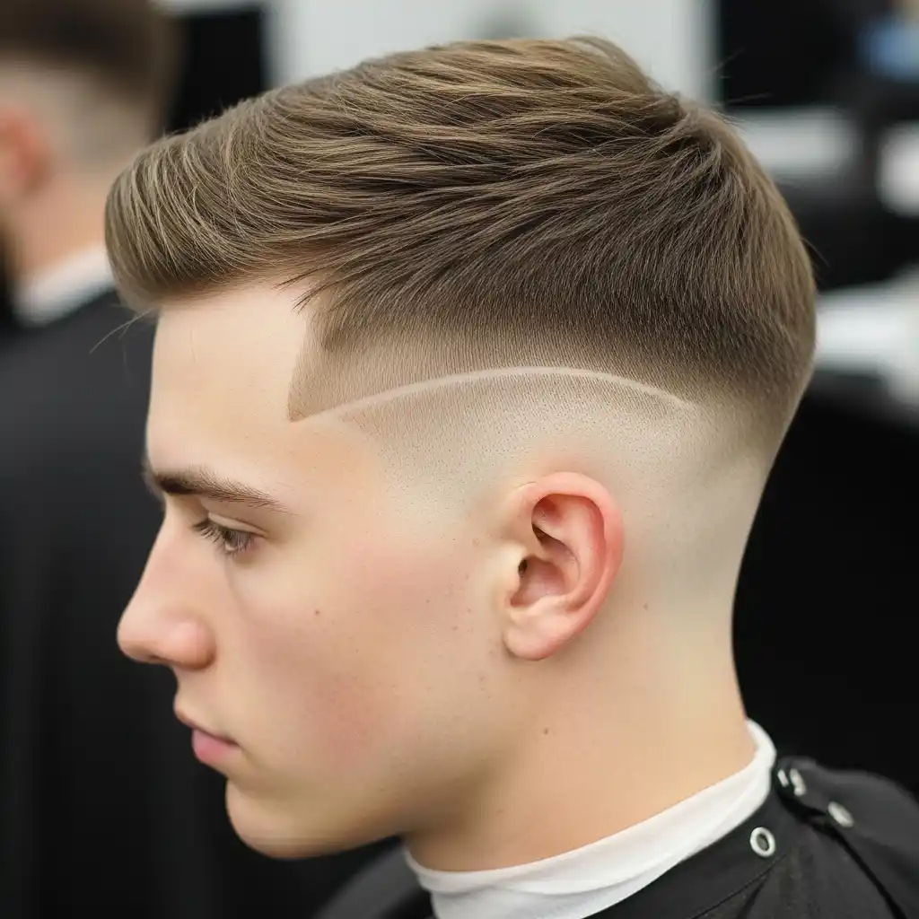 37 Stylish Haircut Ideas for Men: Master the Art of the Fade with Straight Hair 34 Skin Fade with Minimalist Crop