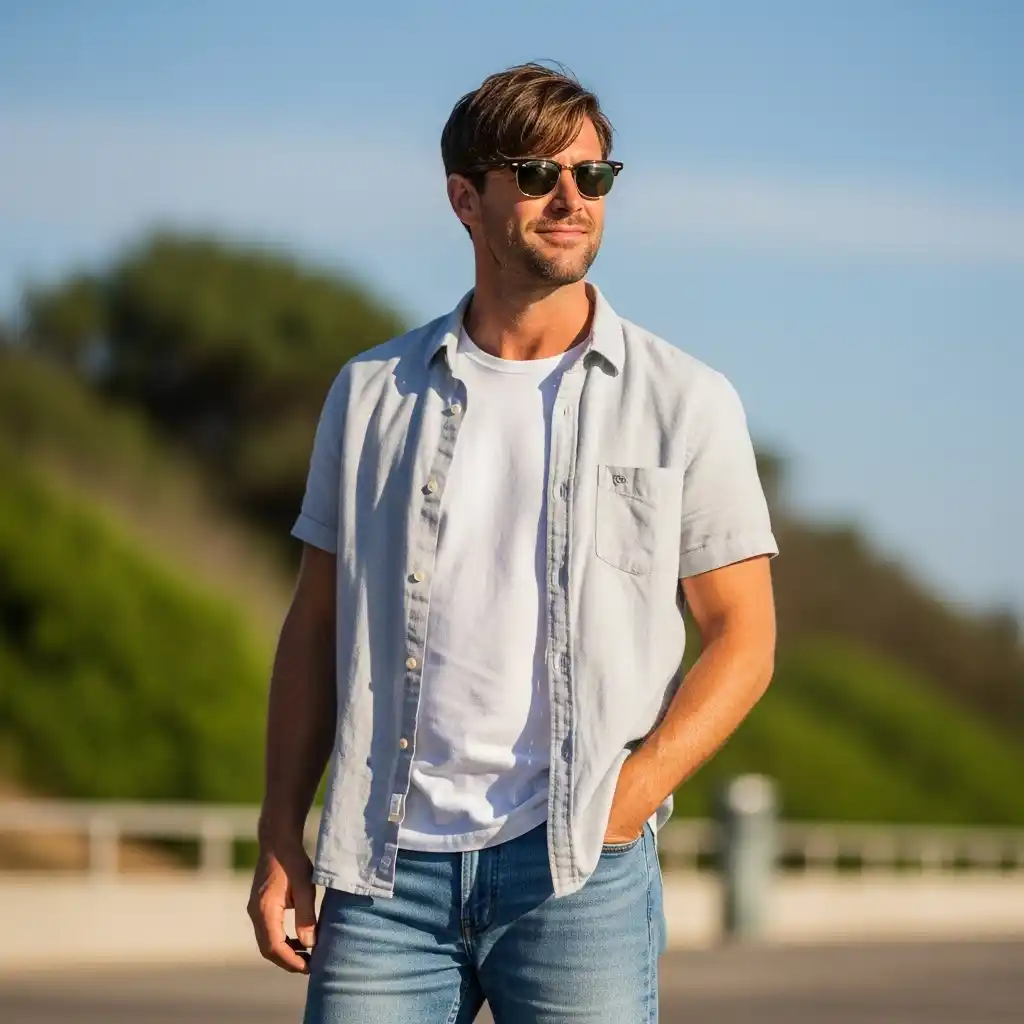 Top 30 Trendsetting Summer Hairstyles for Men in 2024: From Classic Cuts to Bold New Waves 27 Soft Fringe Cut