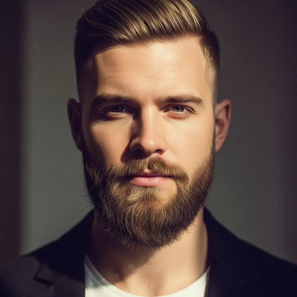 23 Bold Faded Beard Styles for Men That Stand Out 4 Taper Fade Beard