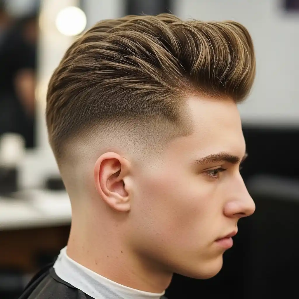 25 Taper Fade Haircuts for Men: A Comprehensive Guide 9 Taper Fade with Quiff