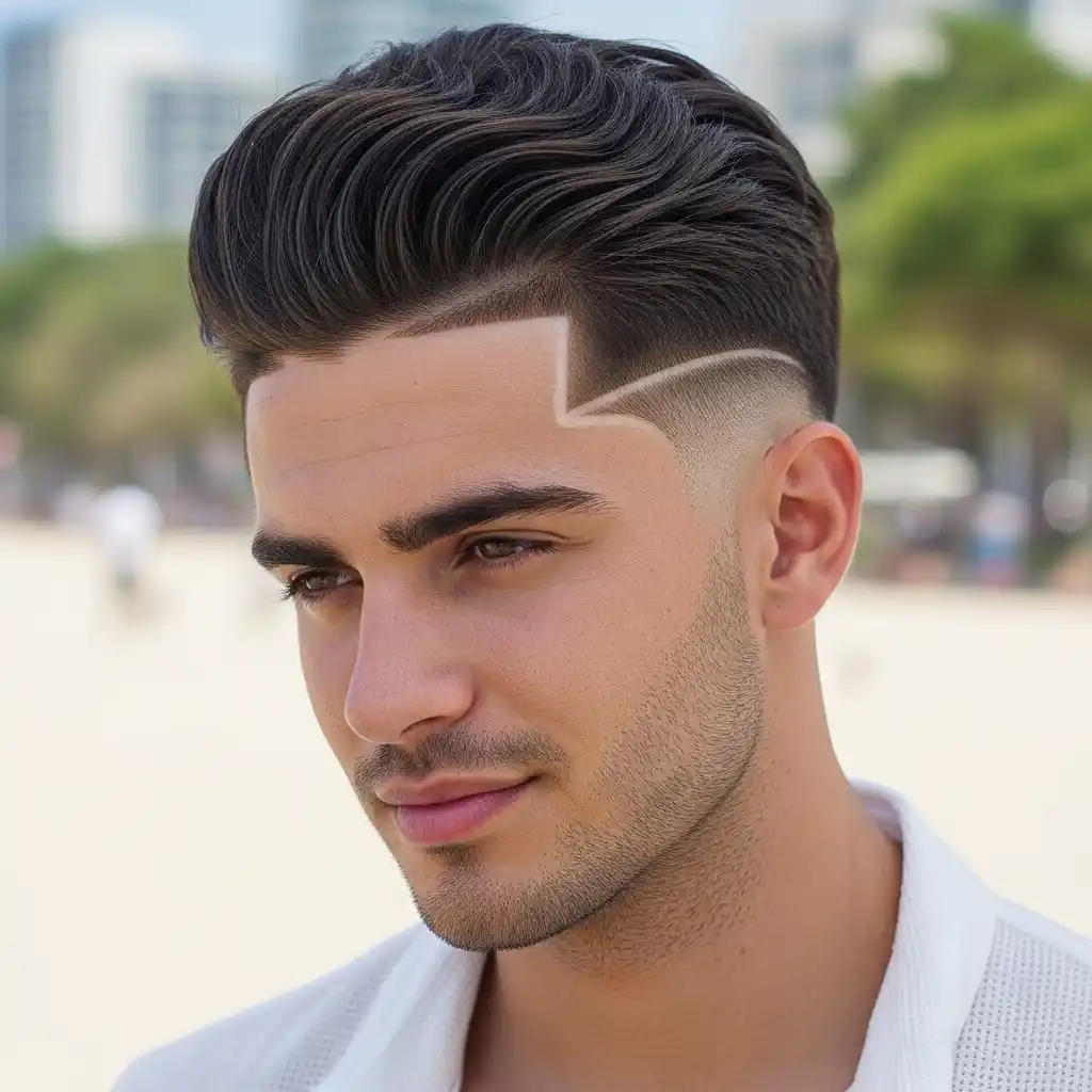 Top 30 Trendsetting Summer Hairstyles for Men in 2024: From Classic Cuts to Bold New Waves 20 Temple Fade
