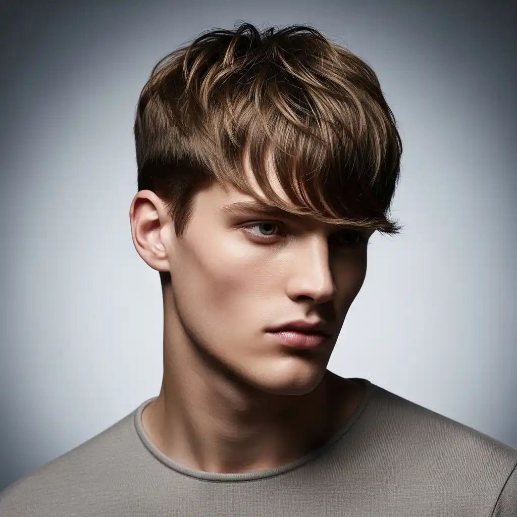 25 Trendy Men’s Fringe Hairstyles for 2026: Inspiration, Tips, and Color Ideas 1 Textured Classic Fringe