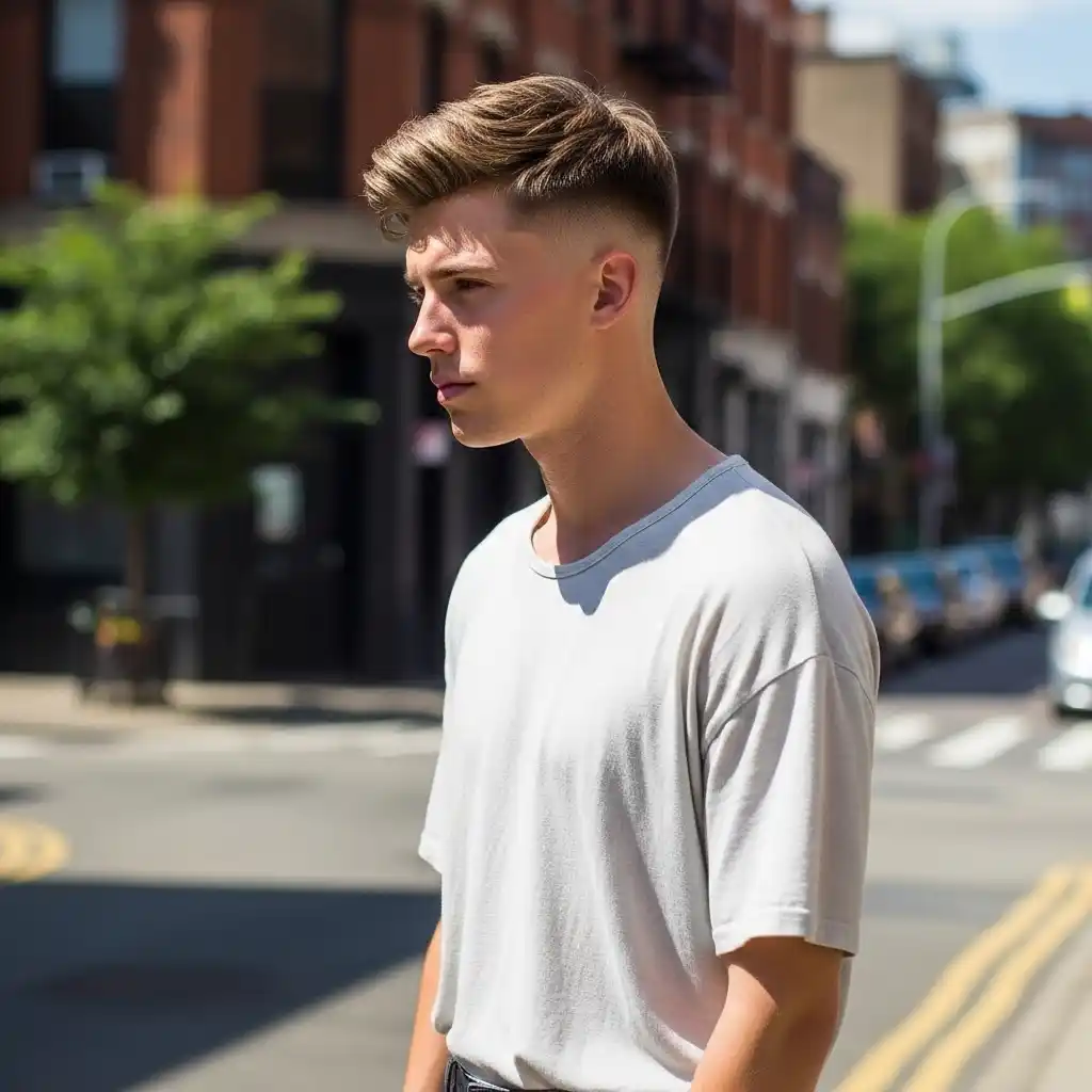 Top 30 Trendsetting Summer Hairstyles for Men in 2024: From Classic Cuts to Bold New Waves 1 Textured Crop Fade