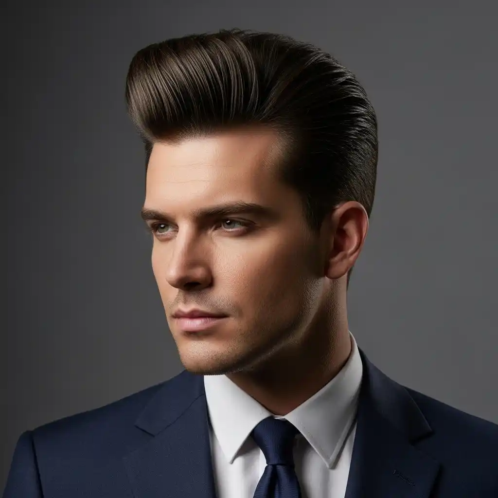 29 Slicked-Back Hairstyles for Men: Elevate Your Look with Classic and Modern Styles 20 Thick Hair Slicked Back Style