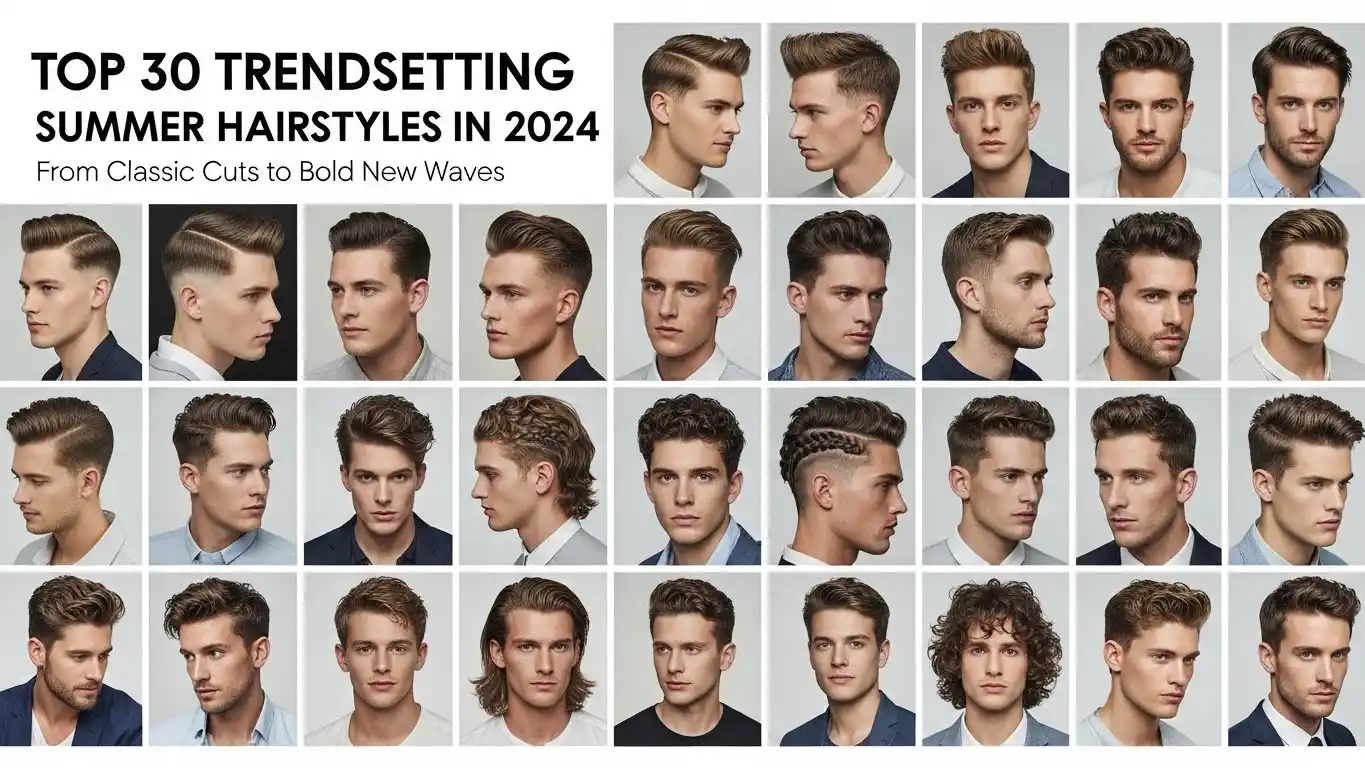 Top 30 Trendsetting Summer Hairstyles for Men in 2024 From Classic Cuts to Bold New Waves