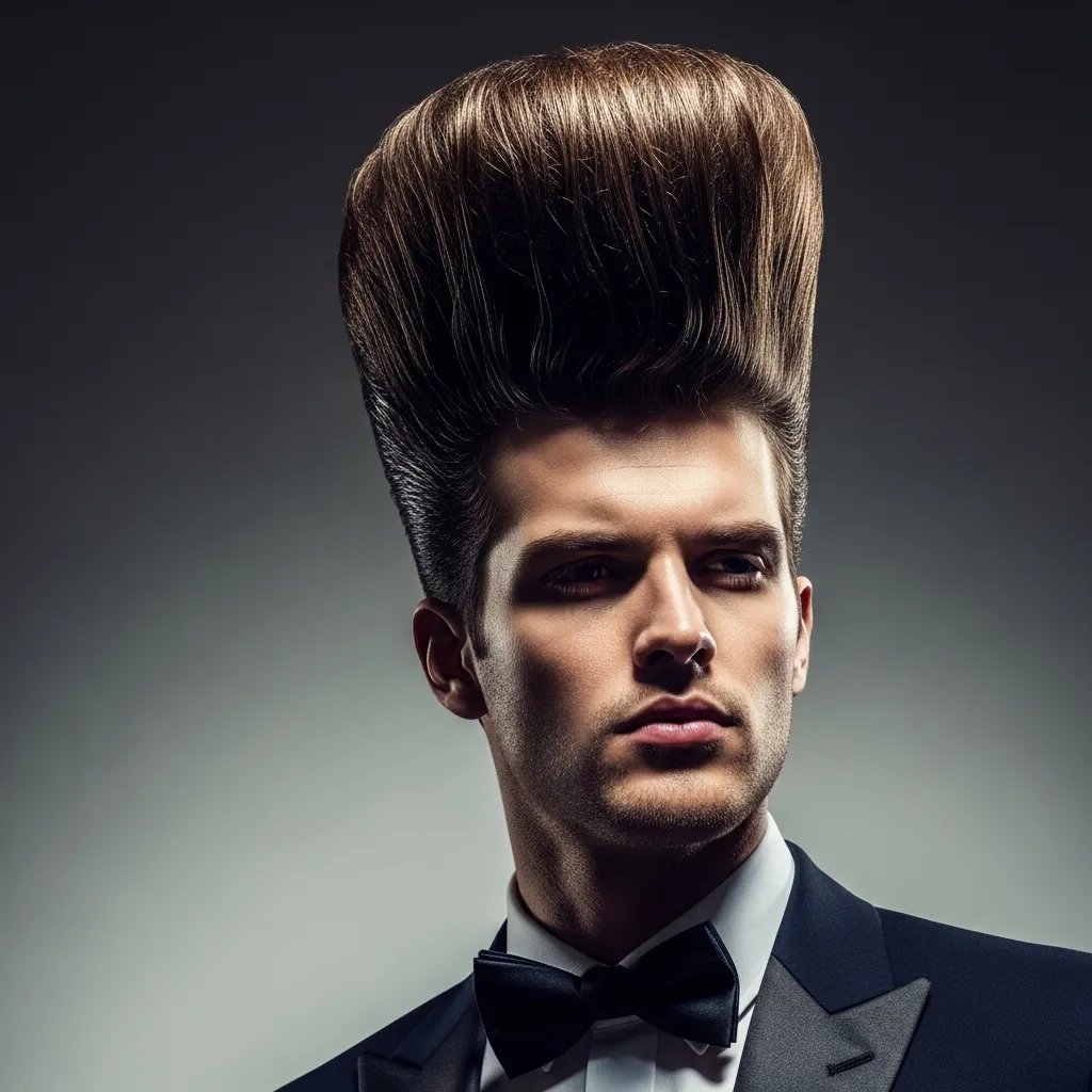 23 Bold Pompadour Hairstyles for a Confident Look 20 Voluminous Pompadour hairs