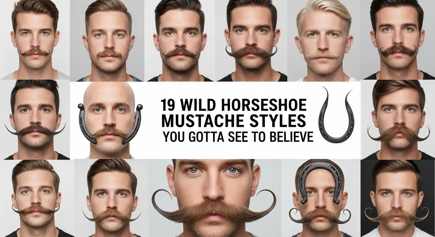 19 Wild Horseshoe Mustache Styles You Gotta See to Believe featured image