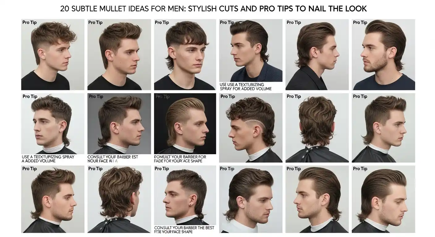 Taper Fade Haircut 5 20 Subtle Mullet Ideas for Men Stylish Cuts and Pro Tips to Nail the Look