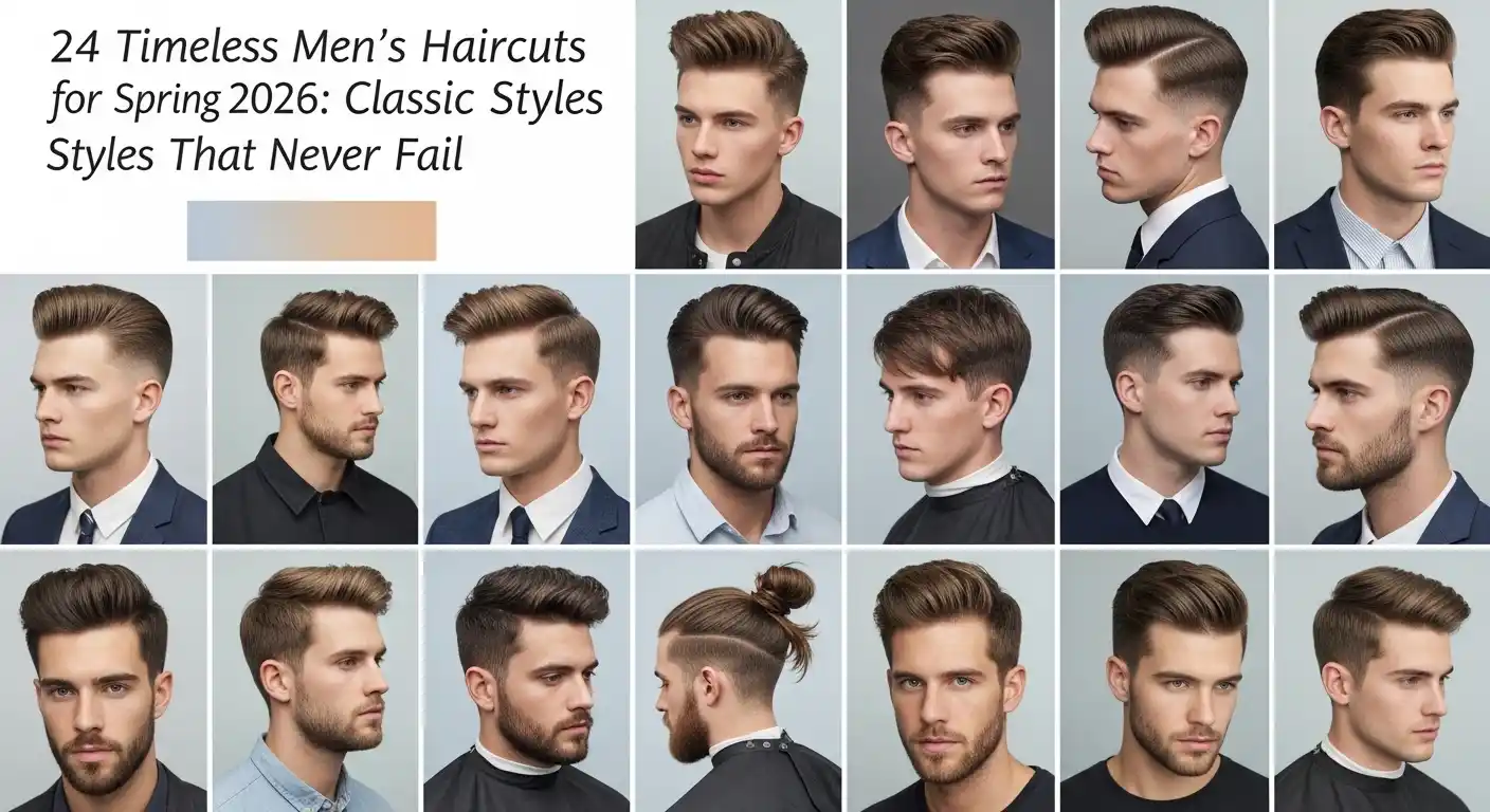 Taper Fade Haircut 8 24 Timeless Mens Haircuts for Spring 2026 Classic Styles That Never Fail
