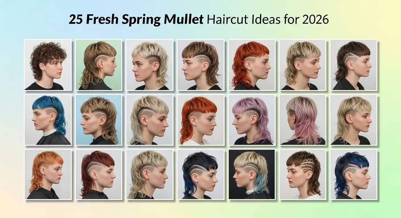 25 Fresh Spring Mullet Haircut Ideas for 2026 2