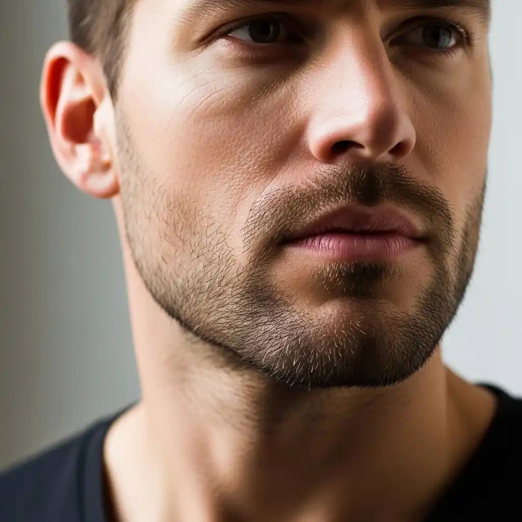 17 Light Stubble Beard Styles That Nail the Look Without Trying Too Hard 2 Angular Jawline Stubble
